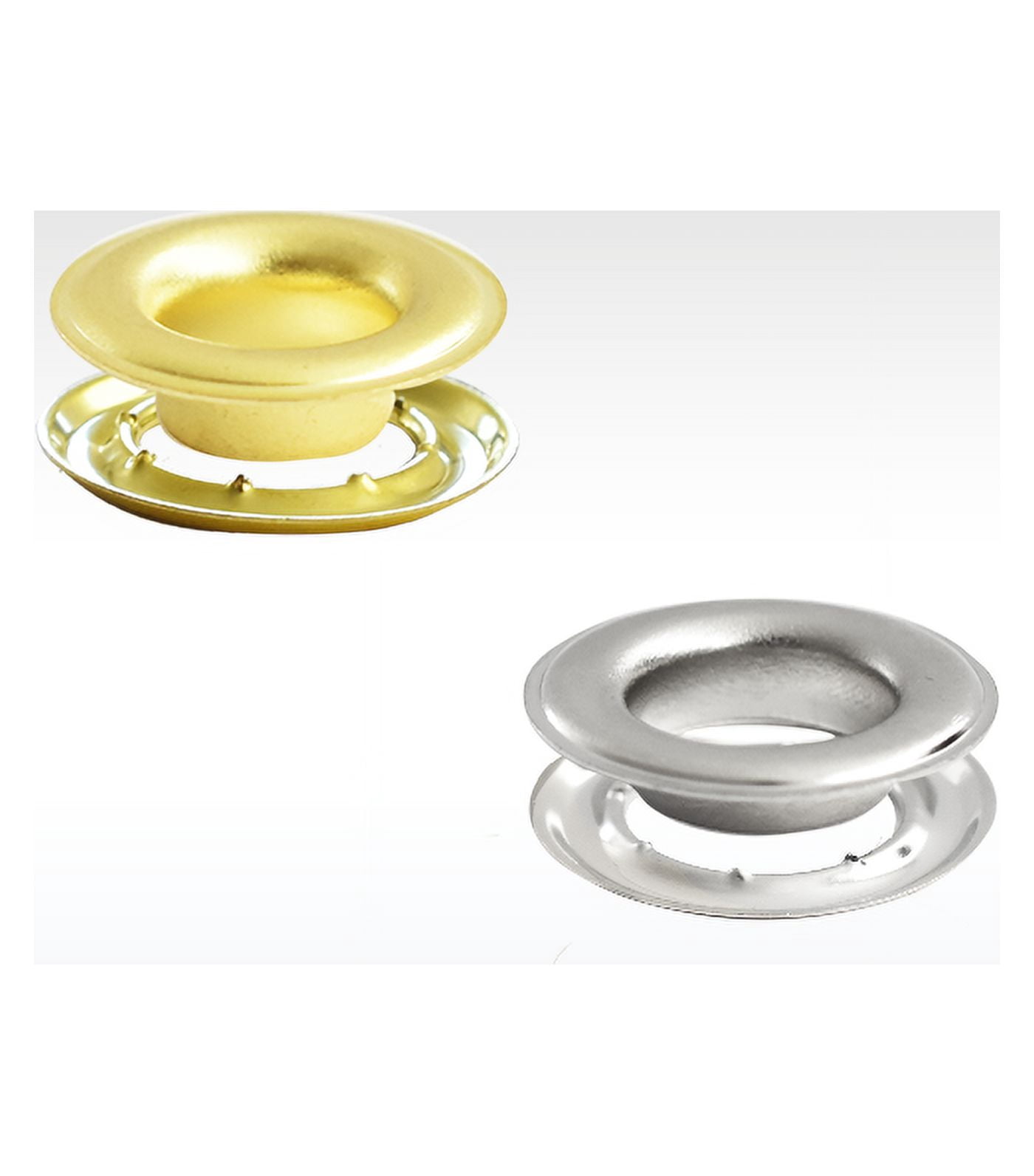 MICRON #5 Self-Piercing / Iron Grommets & Washers Nickel Plated