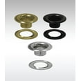 thumbnail image 1 of MICRON #7 Military Black Plated Sheet Metal Grommets and Plain Washers (144 sets), 1 of 2
