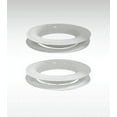 thumbnail image 1 of MICRON Round #12 Brass Curtain Grommets and Plain Washers White Painted Finish, 1 of 2
