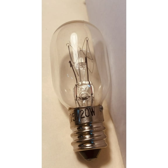 Generic Microscope Bulb 20 Watts Thread Base Single Contact Light Bulbs, 115V