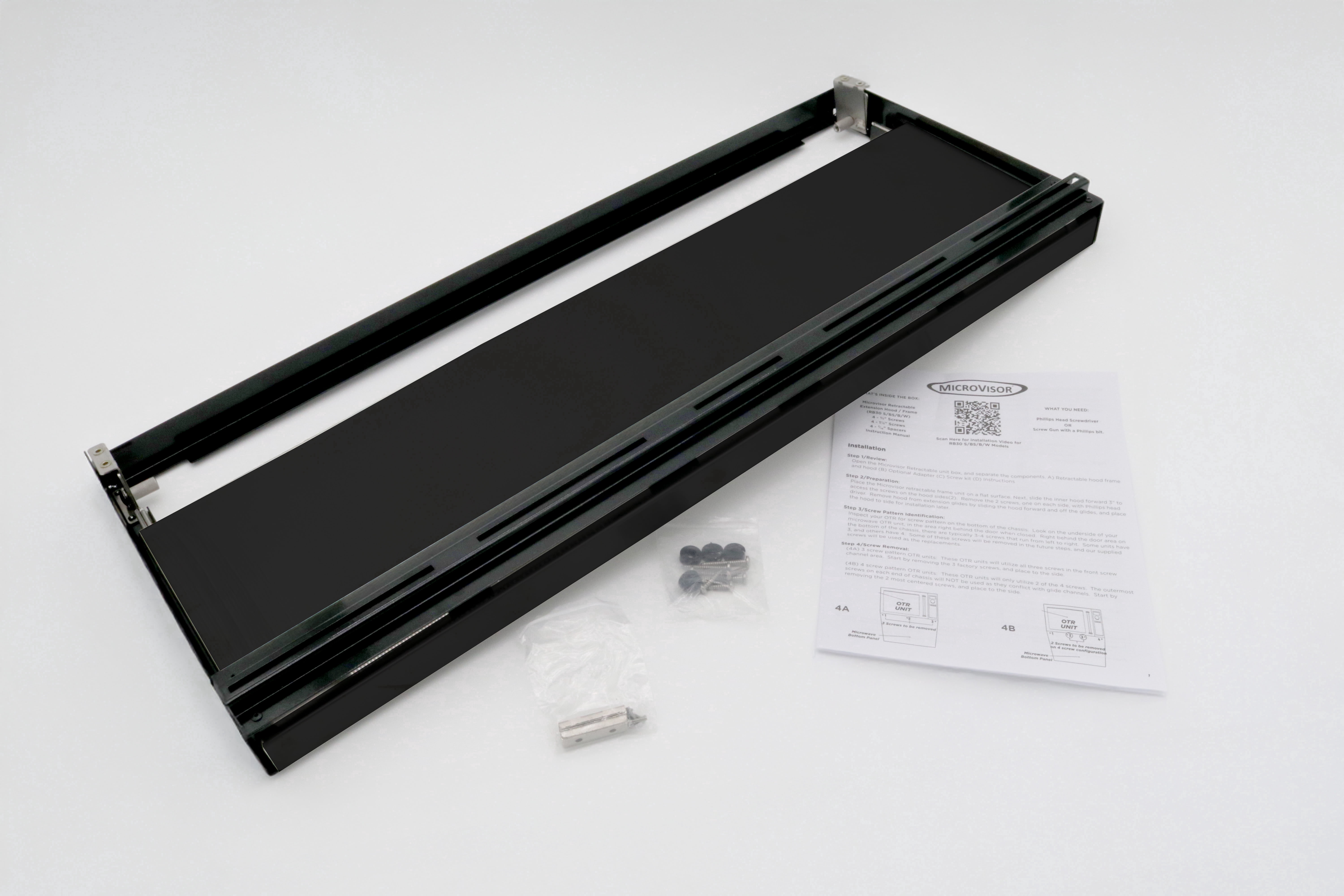 MICROVISOR Add-On Retractable Microwave Hood Extension - Improved ...