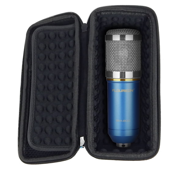CASEMATIX Condenser Microphone Case Fits Floureon, Audio-Technica, and More