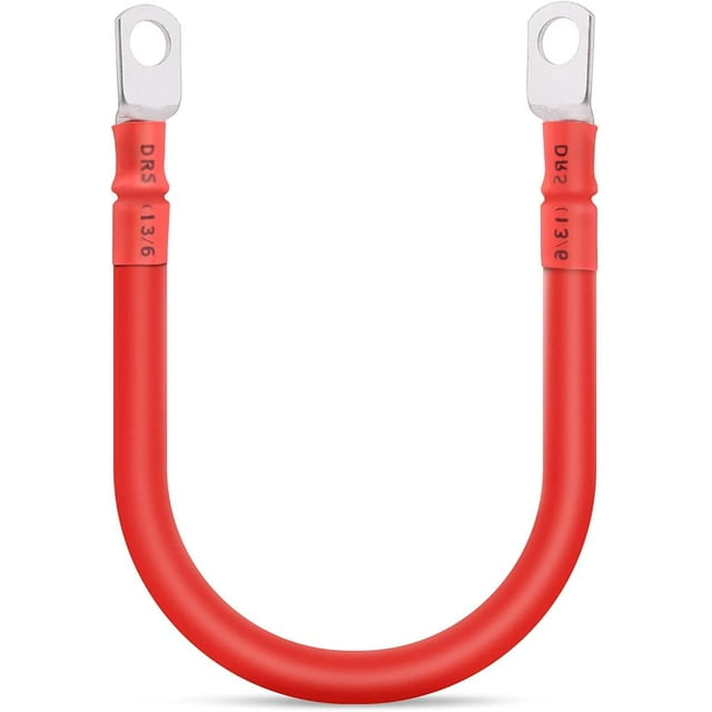 MICTUNING 2 AWG Gauge Pure Copper Battery Cable Power Inverter Wire, 3/