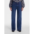 thumbnail image 1 of Scenario Women's Mid Rise Relaxed Straight Jeans, Sizes 0-20, 1 of 6