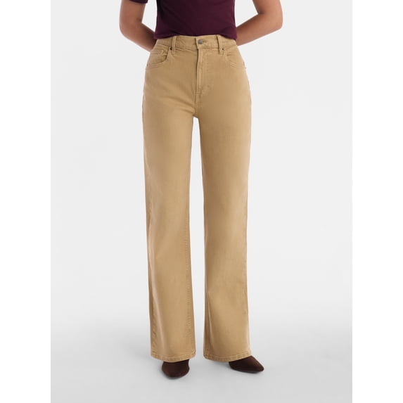Scenario Women's Mid Rise Relaxed Straight Jeans, Sizes 0-20
