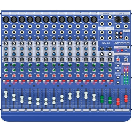 MIDAS DM16 16 Input Analogue Live and Studio Mixer w/MIDAS Microphone Preamplifiers