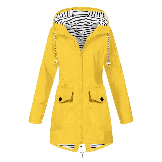 Full Size Hooded Mid-Length Windproof Outerwear Plus Size
