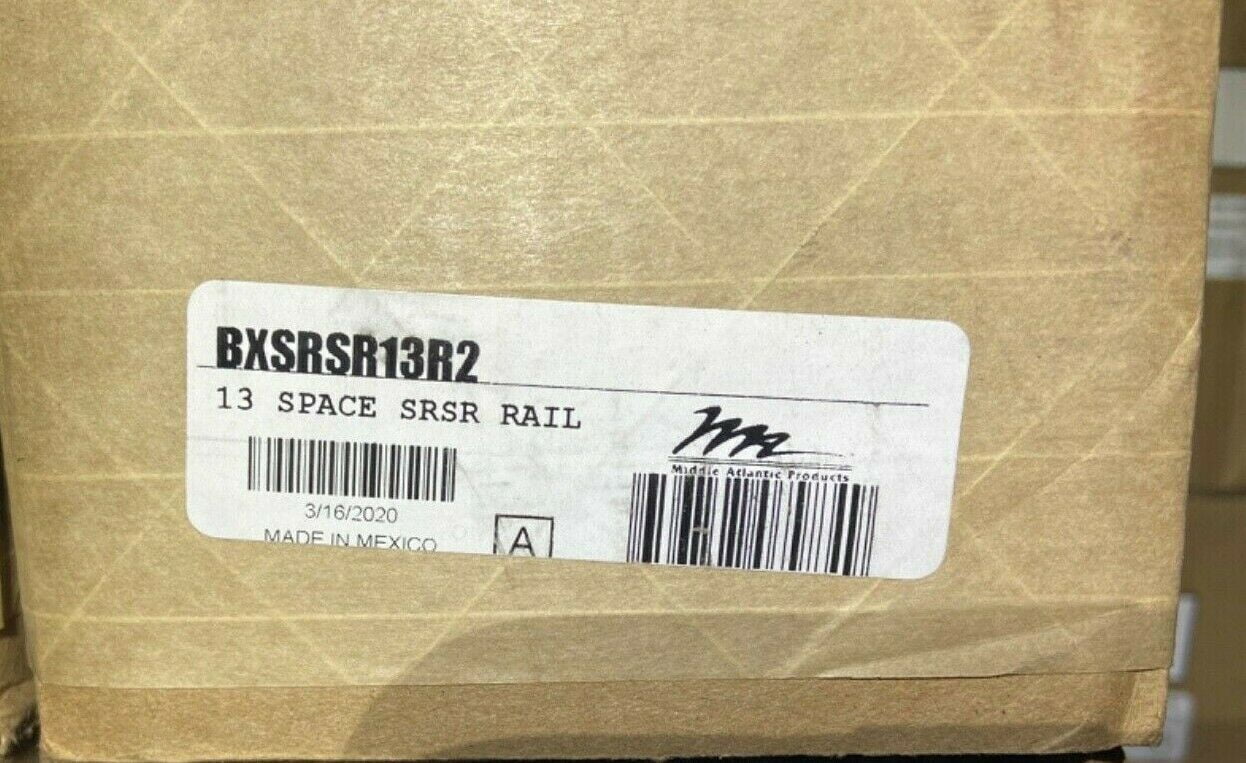 MIDDLE ATLANTIC BXSRSR13R2, 13 RMU RAILS FOR SRSR RACKS - Walmart.com