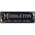 thumbnail image 1 of MIDDLETON Home Sweet Home Victorian Look 8x24 Metal Sign 108240046964, 1 of 1