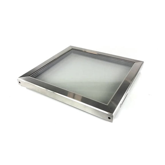 MIDEA 12533000A00501 BEVERAGE COOLER GLASS DOOR ASSEMBLY (GENUINE OEM PART)