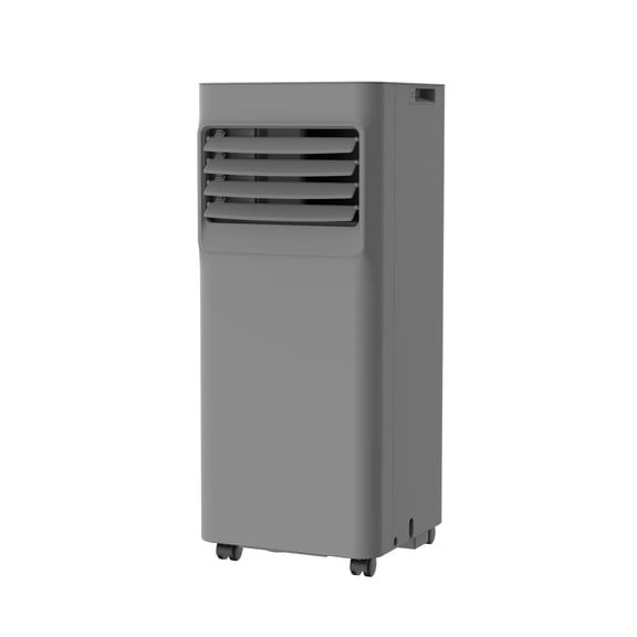 Midea 6,000 BTU Portable Air Conditioner, 2-Speed, 2-Mode, Gray