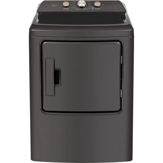 Midea MLTE41N1BMG 7 Cu. Ft. Grey Front Load Electric Dryer