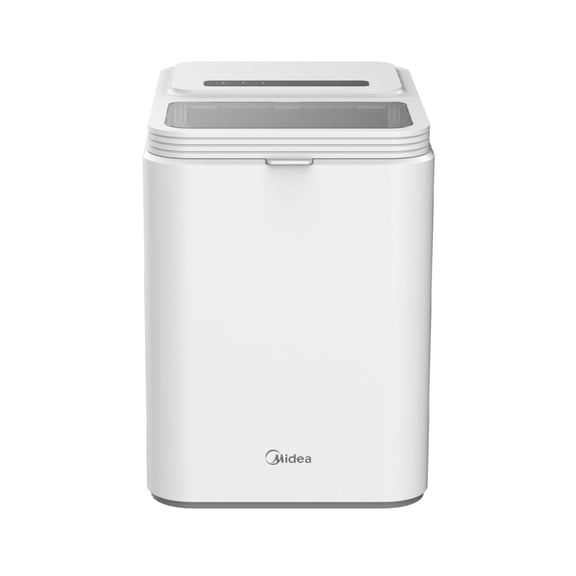 MIDEA ICE MAKER COUNTERTOP BULLET ICE 26 LBS 2 ICE SIZES - WHITE
