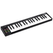 MIDI Keyboard 37 Key Gift Set, USB MIDI Controller, ABS Keyboard with DAW Integration, 8 Drum Pads, 8 Knobs & OLED Display