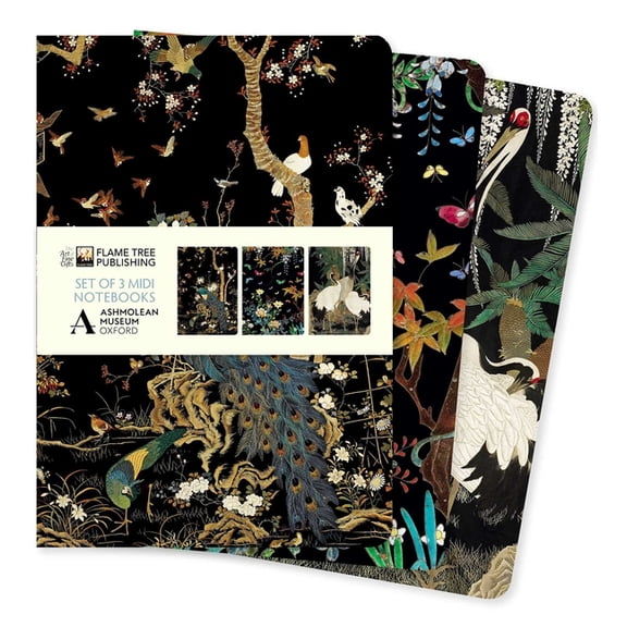 MIDI Notebook Collections Ashmolean Museum Set of 3 MIDI Notebooks, (Hardcover)