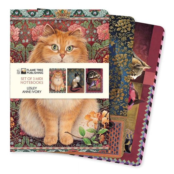 MIDI Notebook Collections Lesley Anne Ivory Set of 3 MIDI Notebooks, (Hardcover)