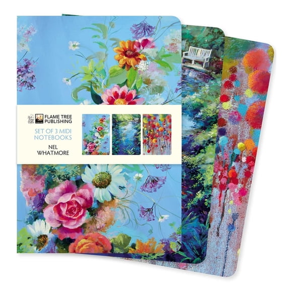 MIDI Notebook Collections Nel Whatmore Set of 3 MIDI Notebooks, (Hardcover)