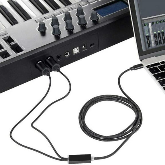 MIDI to USB C Type C Cable Converter for Electronic Organ Computer