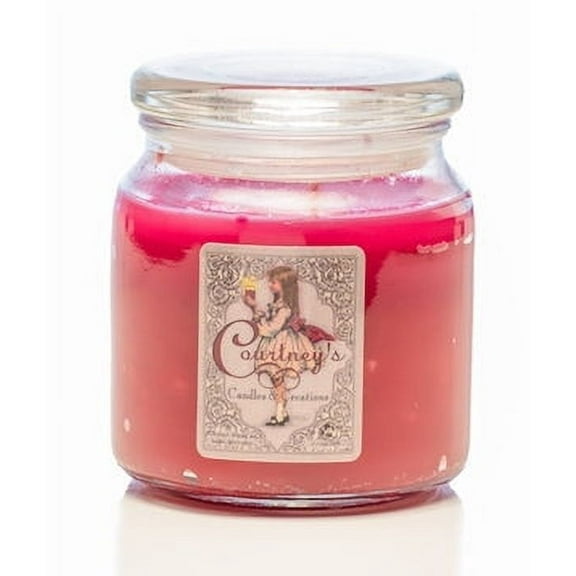 MIDNIGHT ROSE Courtneys Candles Maximum Scented 16oz Jar Candle