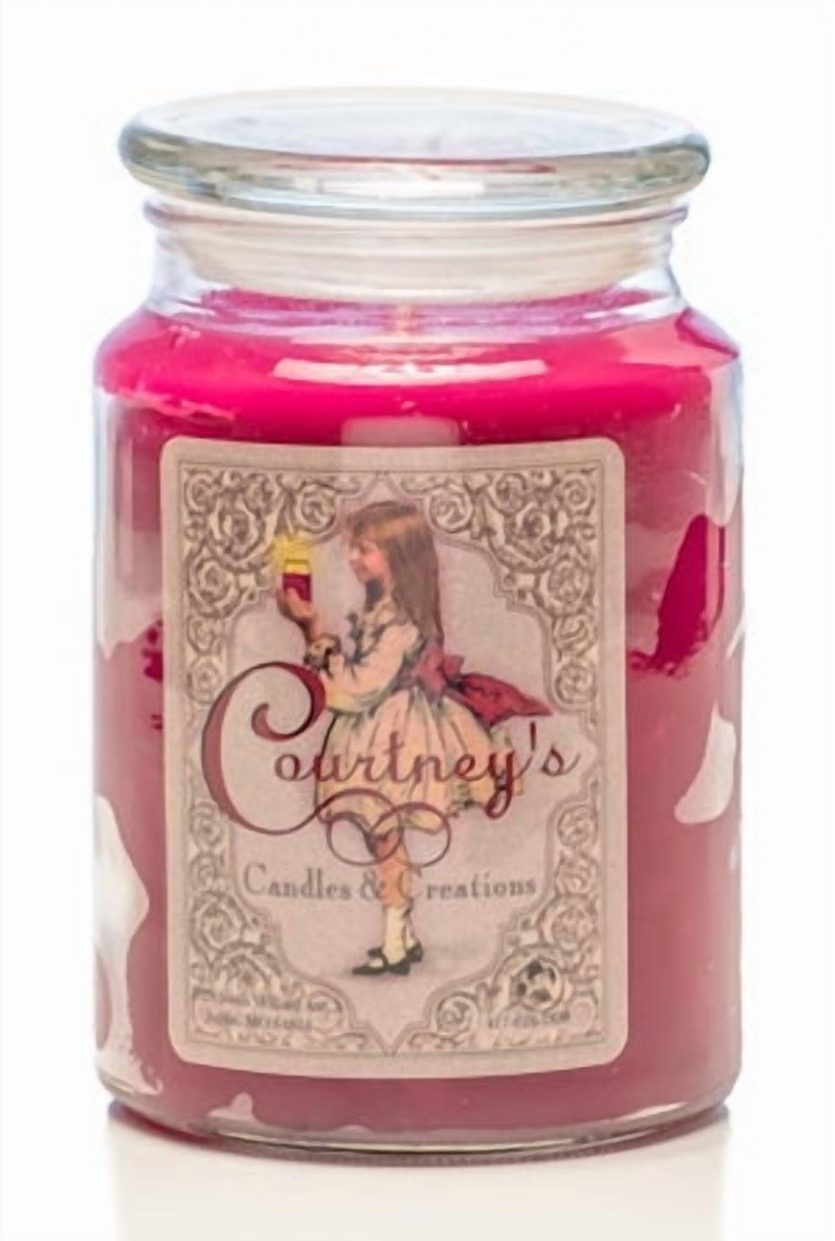 MIDNIGHT ROSE - Courtneys Candles Maximum Scented 26oz Large Jar Candle