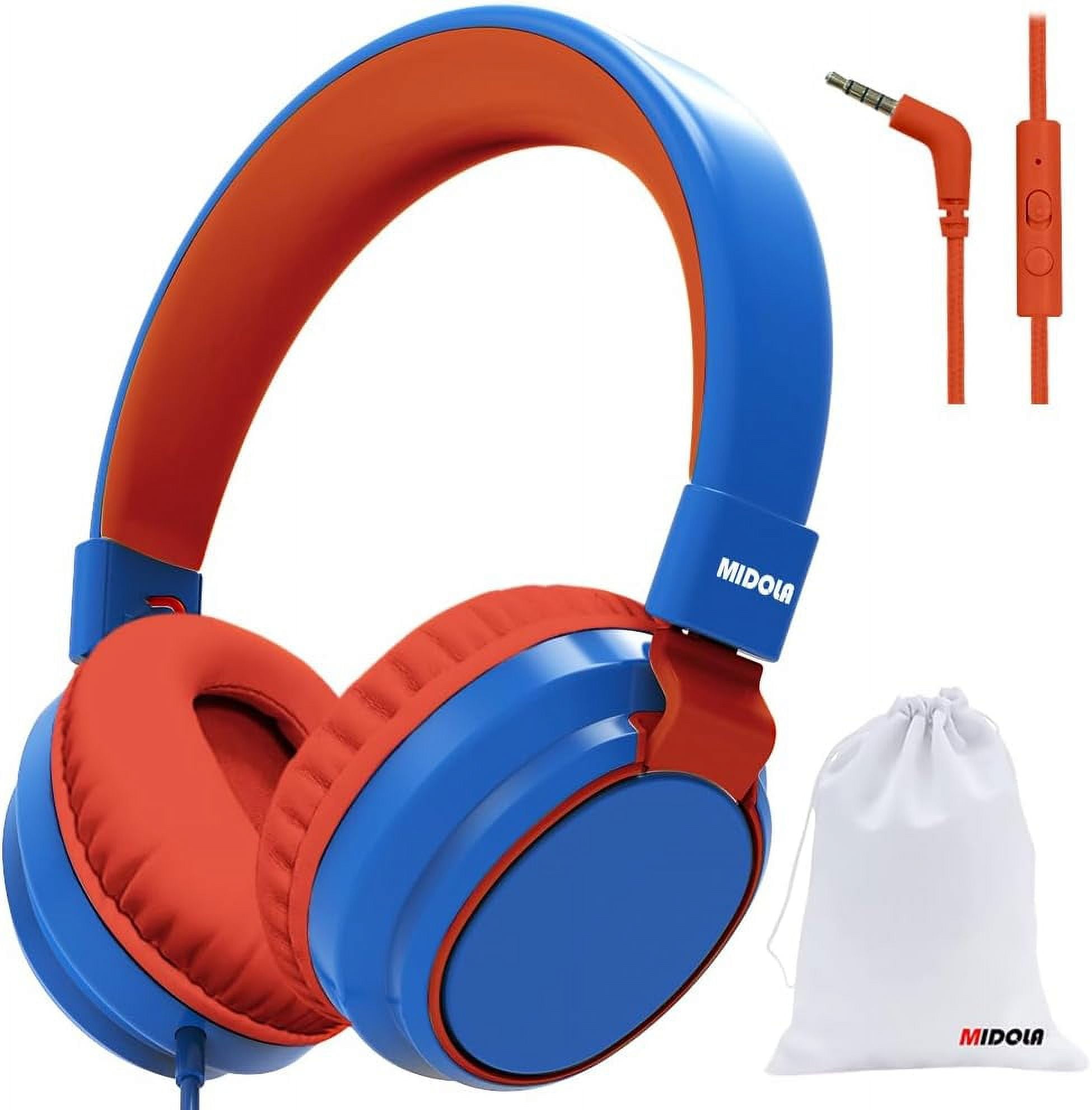 MIDOLA Kids Headphones Wired Volume Limited 85/110dB Over Ear Foldable