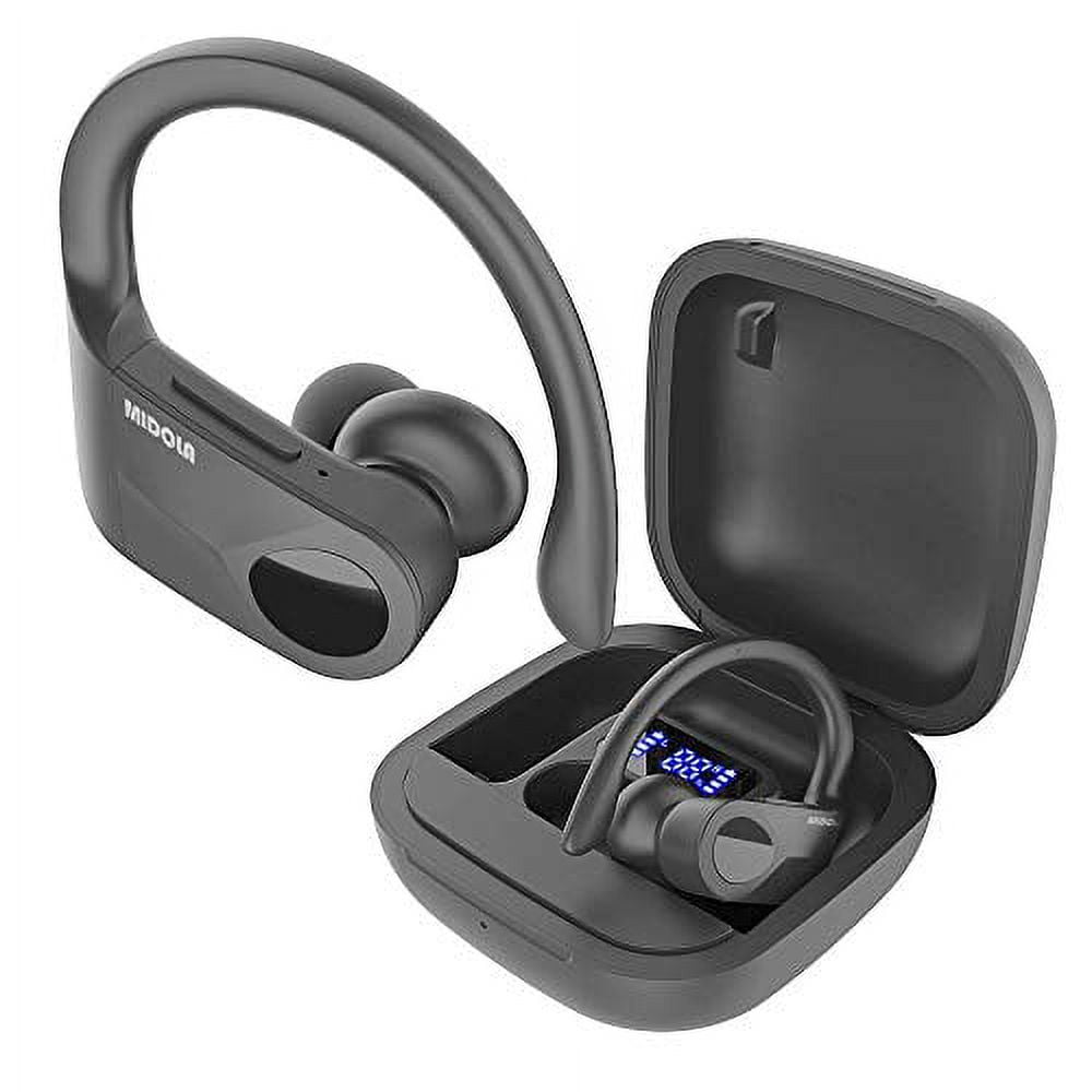 MIDOLA Wireless Earbuds Bluetooth 5.0 Stereo Headphones TWS in-Ear Headset  with Charging Case Built-in Mic for Phone Pad Sport Black