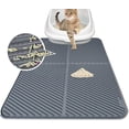 thumbnail image 1 of MIDOQIN Silicone Cat Litter Mat, Waterproof Extra Large Litter Trapping Mat, Non-Slip Litter Catcher Mat, 1 of 8