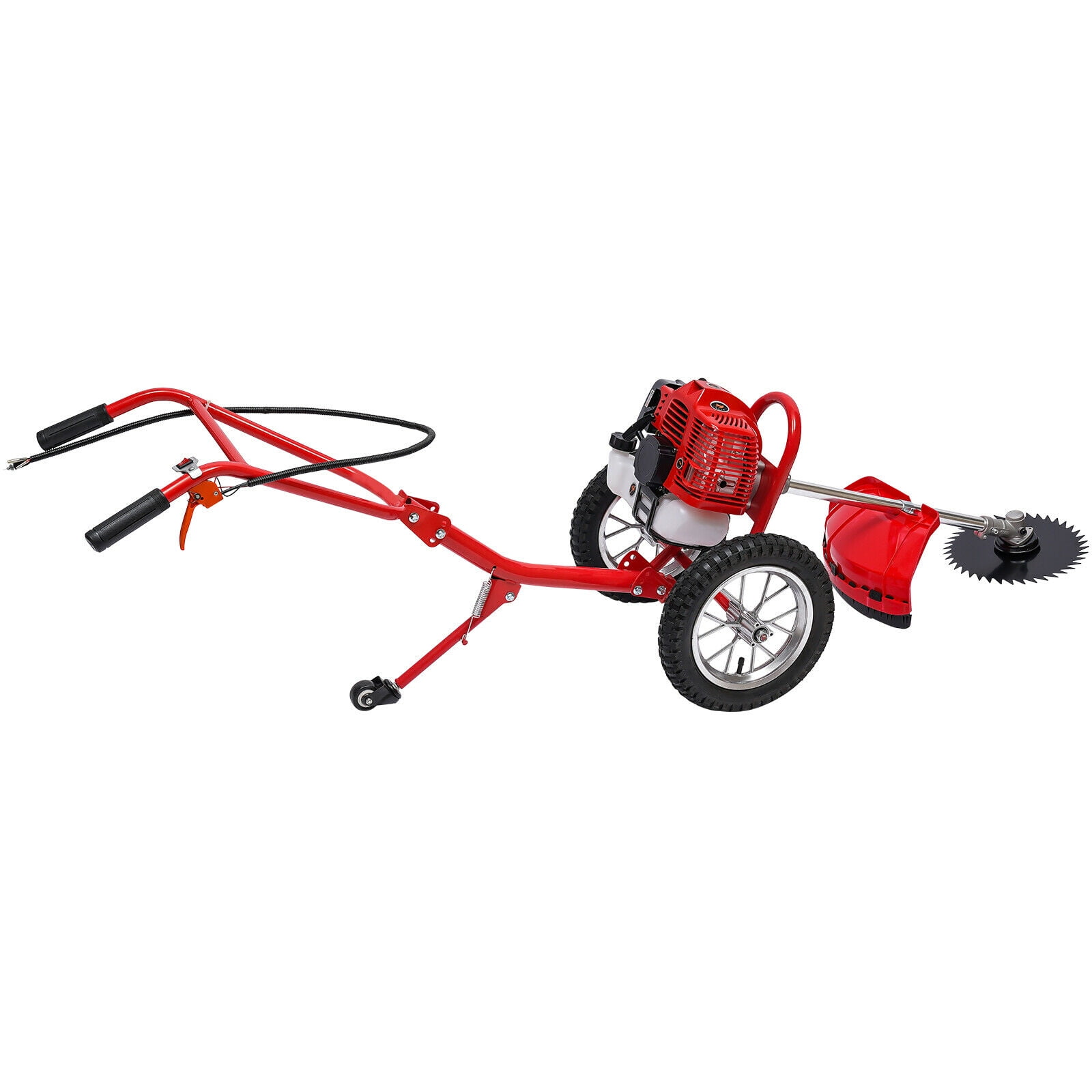 Oukaning 16-Inch 5-Blade Cordless Manual Reel Lawn Mower