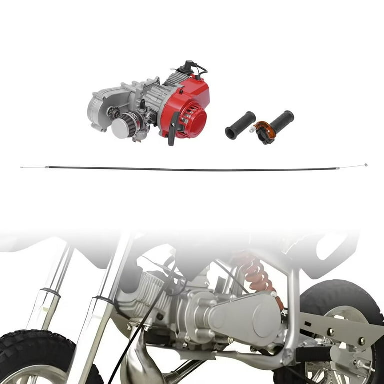 MIDUO 49cc 2 Stroke Racing Engine Cylinder Air Filter 6 Tooth 25H