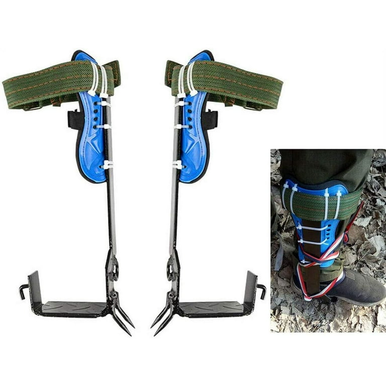 MIDUO Adjustable 2 Gears Tree Climbing Spike Spurs Thorn Leg Climber Belt  Strap Rope 