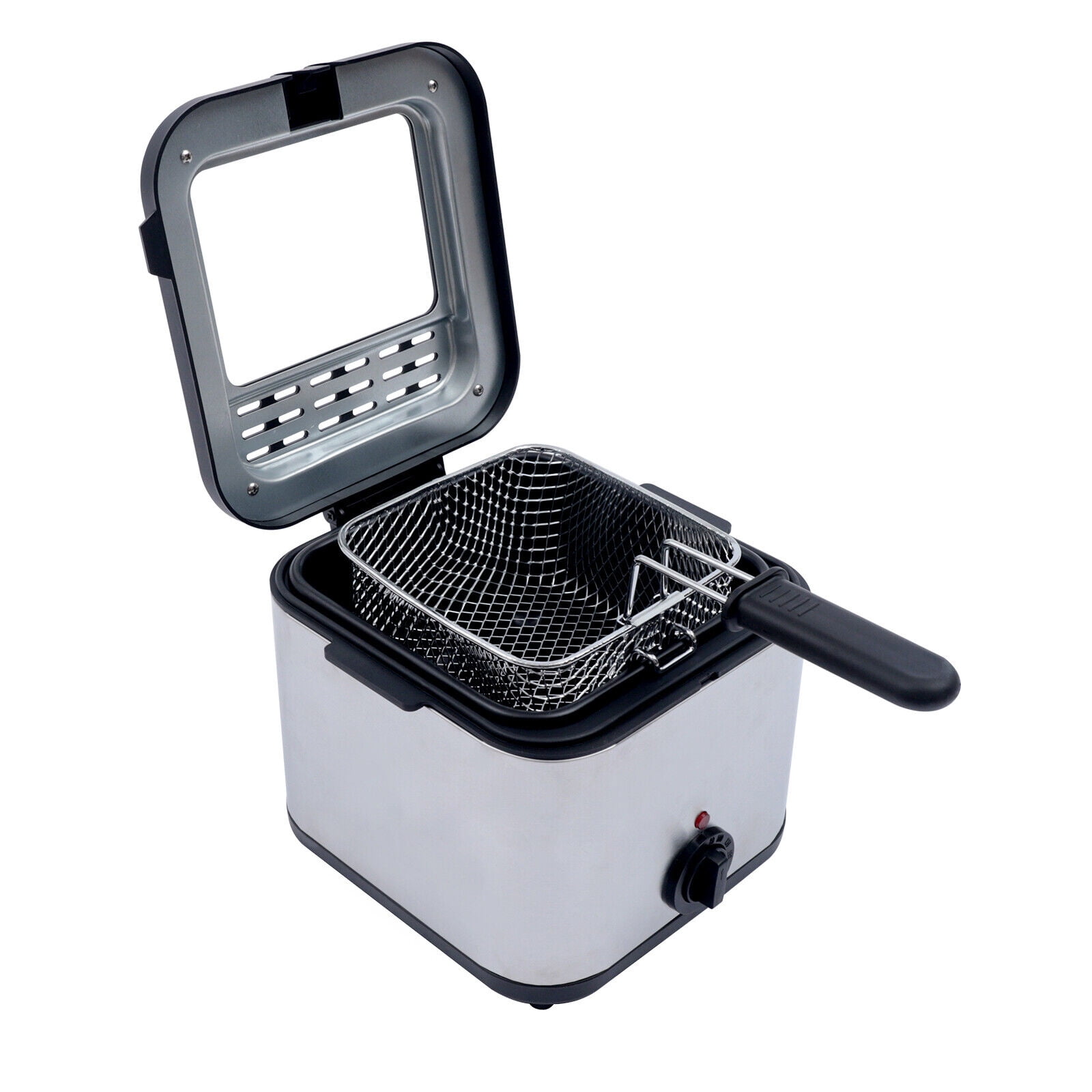 MIDUO Deep Fryer, French Fries Machine Household Fryer Stainless Steel