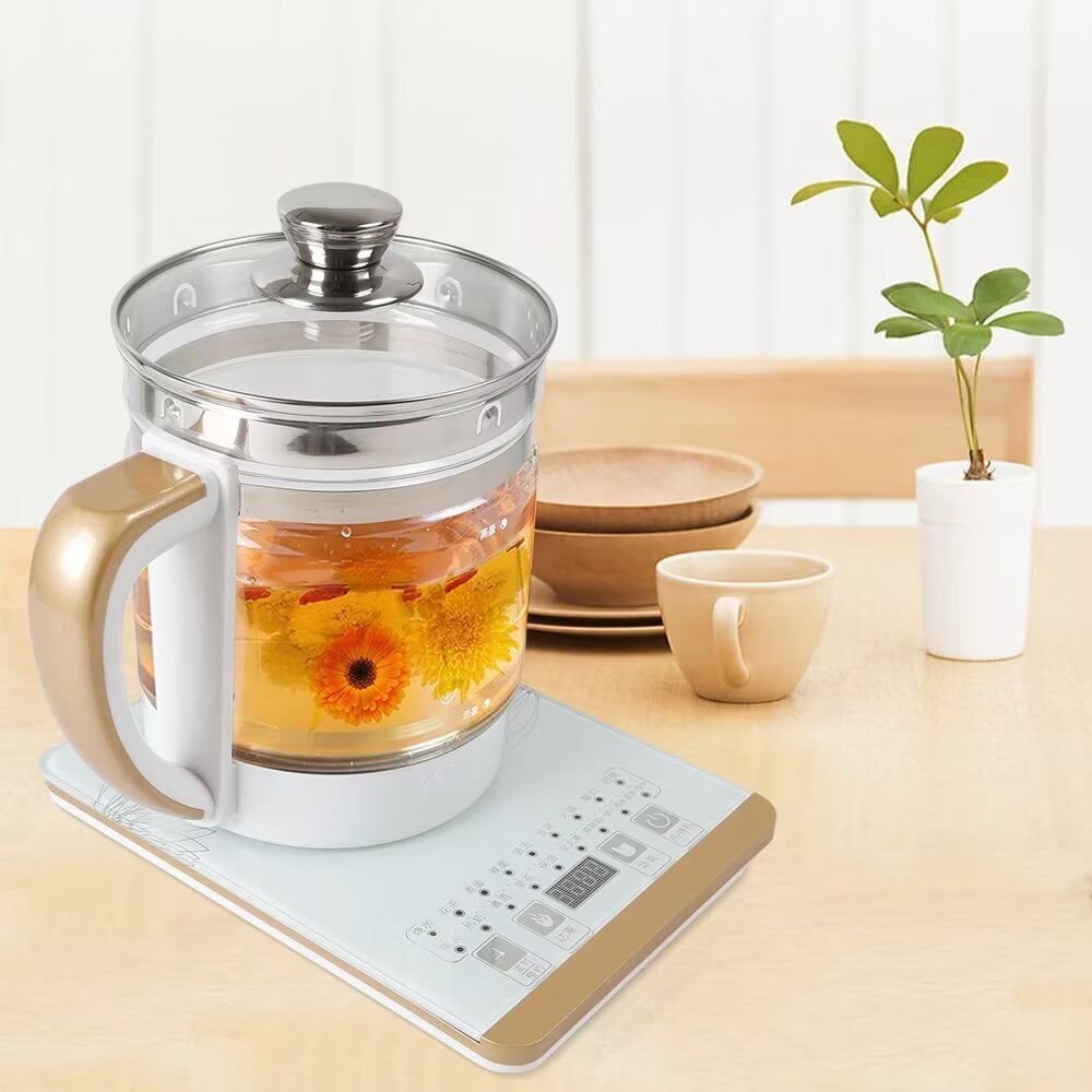 MIDUO Electric Kettle 2L Glass Portable Tea Maker Smart Touch
