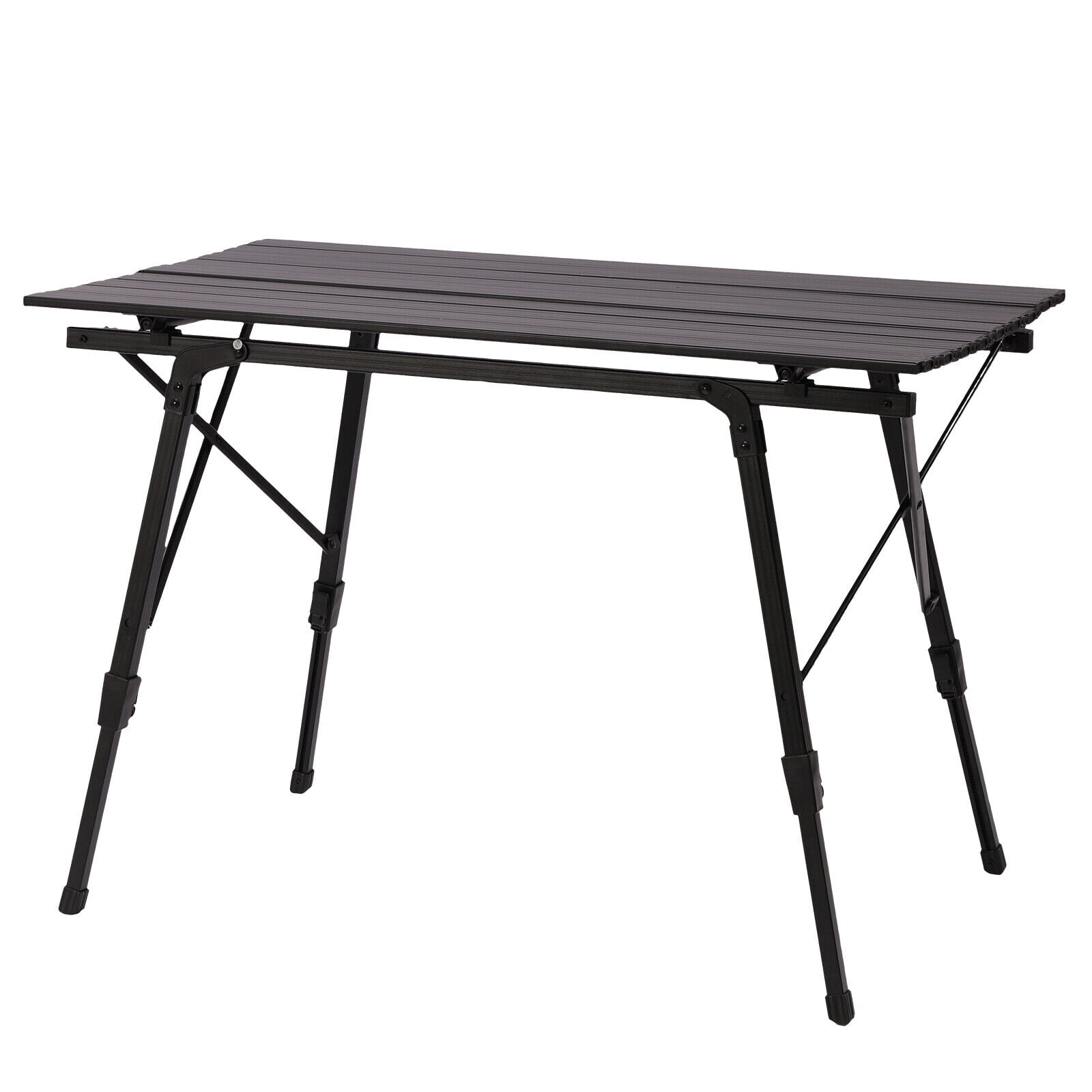 MIDUO Folding Rectangular Table Camping Portable Dining Table