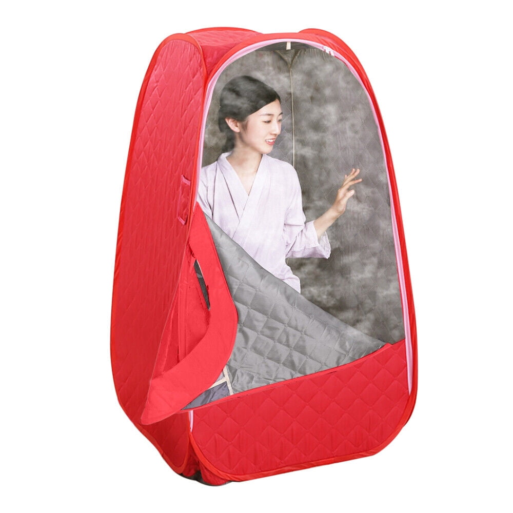 MIDUO Portable Steam Sauna, Foldable Personal Sauna Cabin, Bathroom Tent w/ Remote Control
