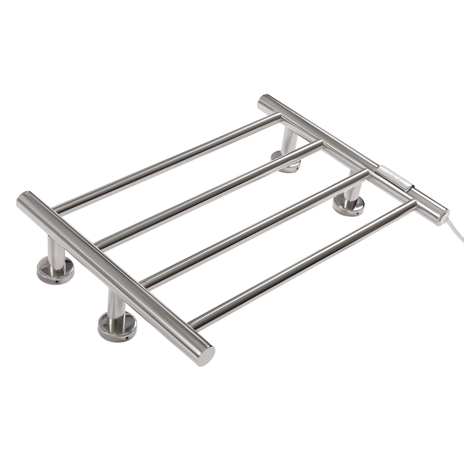 MIDUO Towel Warmer Rack 4 Bars Wall Mounted Heated Towel Racks