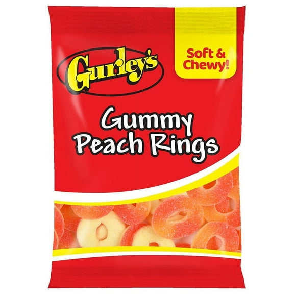 MIDWEST DISTRIBUTION 743784 GUMMY PEACH RINGS 5OZ