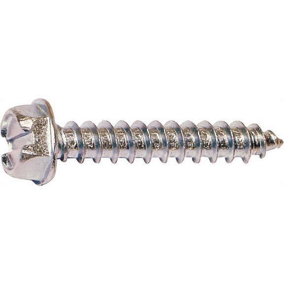 SCRW TAP SLT HEX ZN 10X1