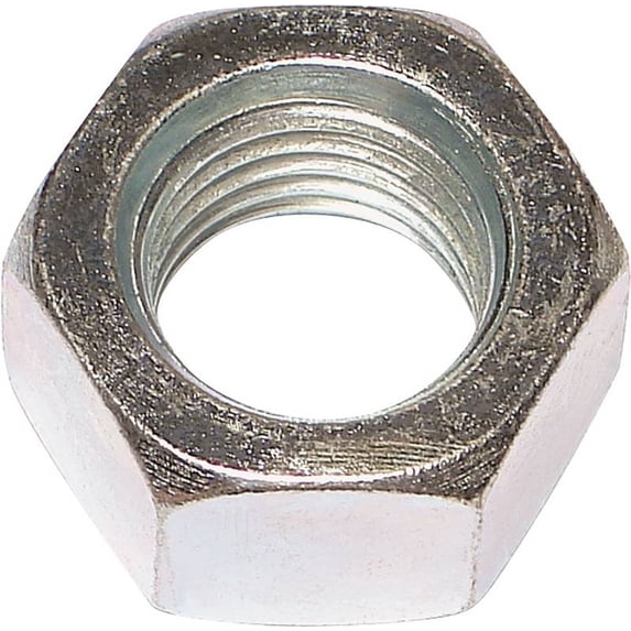 MIDWEST FASTENER 03674 Hex Nut, Coarse Thread, 1/2-13 Thread, Zinc, Zinc, 2 Grade