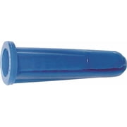 MIDWEST FASTENER 04287 Conical Anchor, #10-12 Thread, 1 in L, Plastic