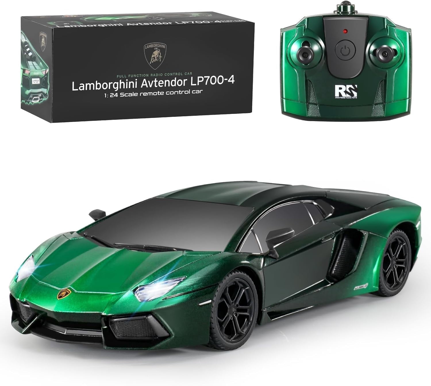 Miebely Lamborghini RC Car - 1:24 Scale Lambo Toy Car 3.7V 500mAh, LP700 Fast Remote Control Car for Boys 8-12, Rc Race Car Model Birthday Gifts for Kids Adults Boys Girls Age 6-12 Year Old