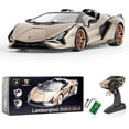 thumbnail image 1 of Miebely Lamborghini 1:16 RC Car, 7.4V 500mAh, 12Km/h, 2.4Ghz Model Car for Adults Boys Girls Birthday Ideas Gift(Champagne), 1 of 9