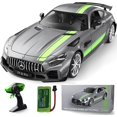 thumbnail image 1 of MIEBELY Remote Control Car, Mercedes Benz 1/16 Scale Official Authorized GT R Pro Rc Cars 7.4V 500mAh Rechargeable Battery 2.4Ghz Rc Drift Cars W/LED Toy Car Birthday Gift for Boys Kids Adults Age 6+, 1 of 8