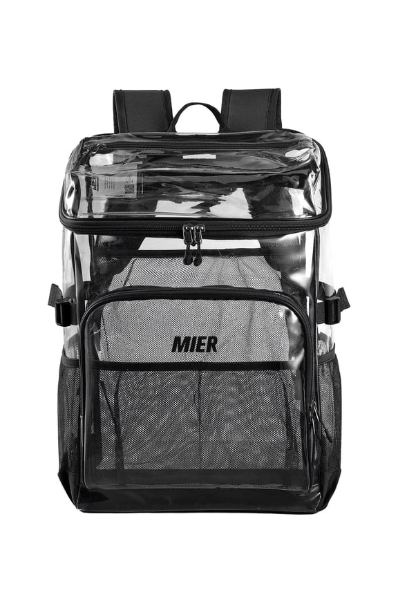 Heavy Duty Clear Backpack Transparent See Through Bookbag