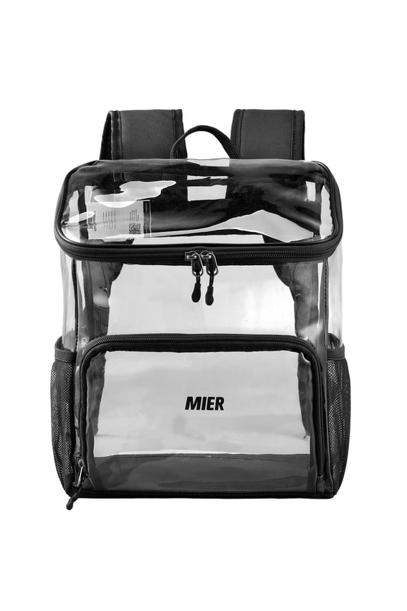 Heavy Duty Clear Backpack Transparent See Through Bookbag
