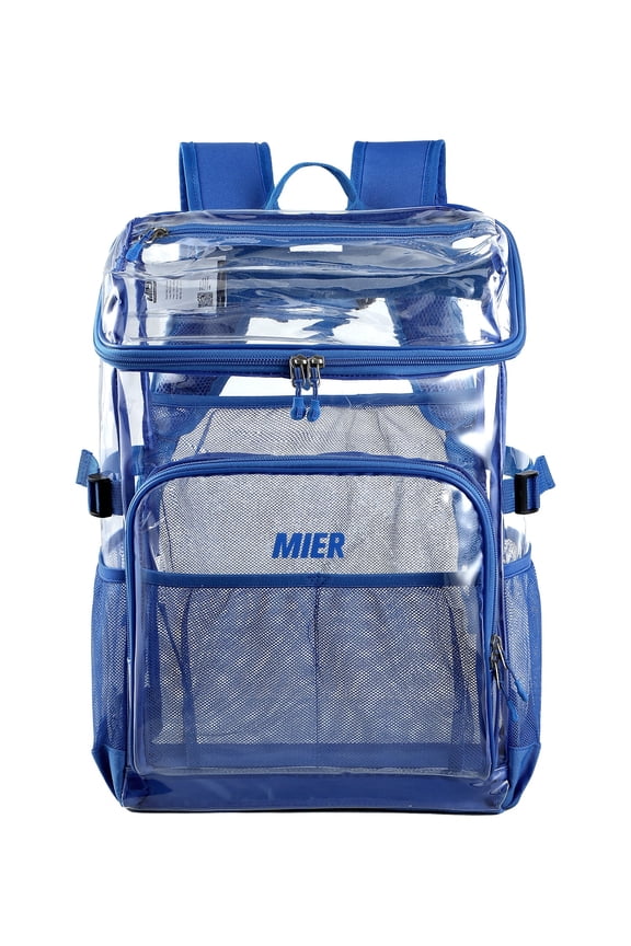 Heavy Duty Clear Backpack Transparent See Through Bookbag
