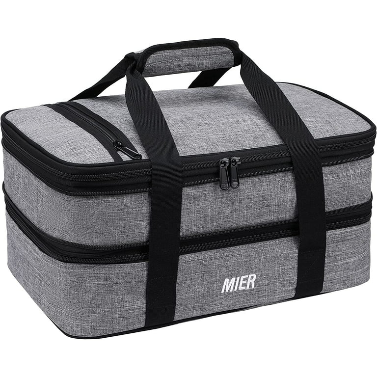 MIER Women Lunch Totes Stylish Insulated Lunchbox Bag