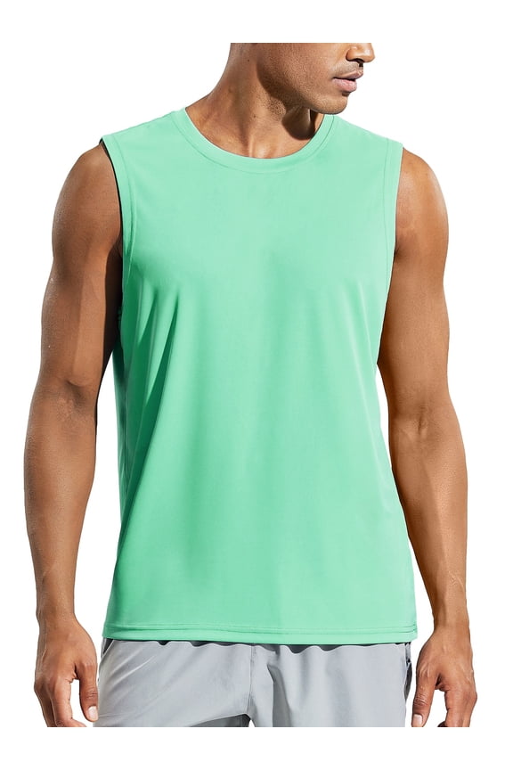 Men's Cool Running Tank Top Sleeveless Shirt, S-3XL