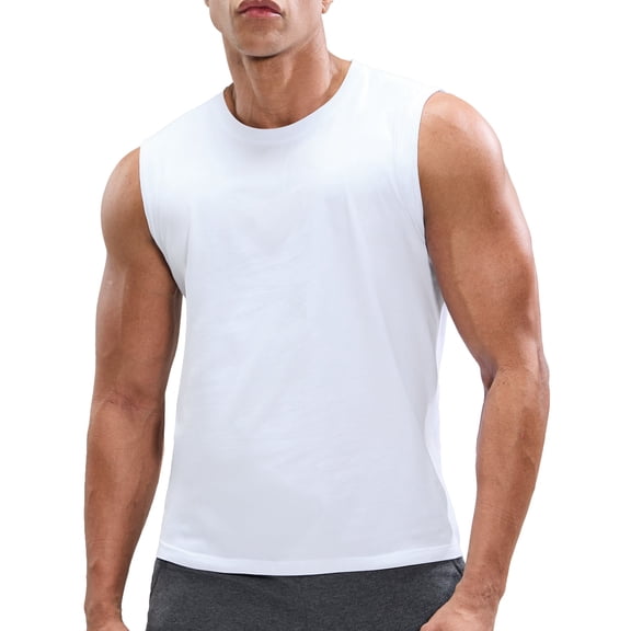 MIER Men's Cool Running Tank Top Sleeveless Shirt