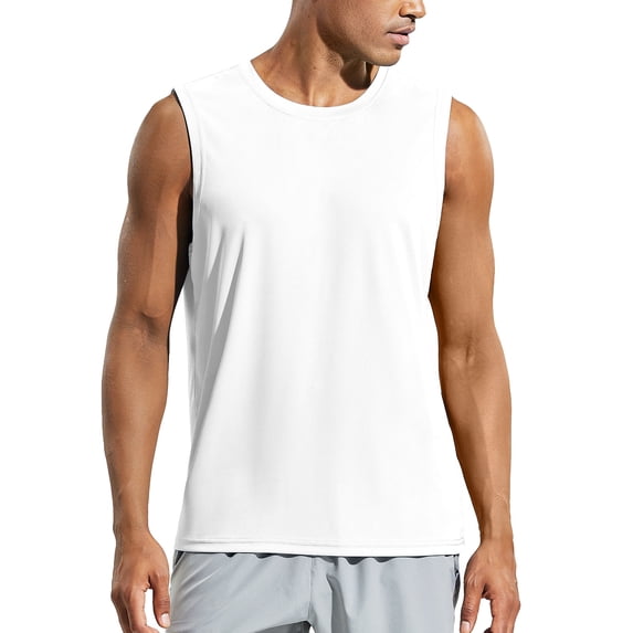 MIER Men's Cool Running Tank Top Sleeveless Shirt, S-3XL