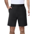 thumbnail image 1 of MIER Men's Flat Front Stretch Golf Shorts, 7 Inch Lightweight Shorts with 4 Pockets for Travel Hiking Casual, Black, 40W x 9L, 1 of 7